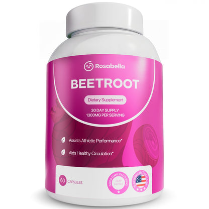 Rosabella Organic Beet Root 60 Capsules